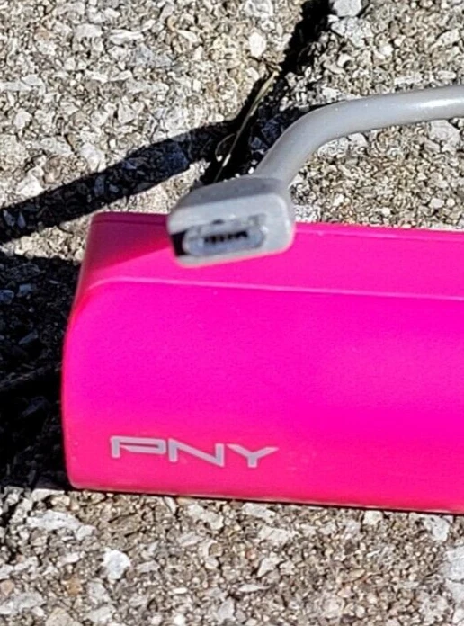 PNY PowerPack T2200-Pink, USB, micro USB  2200mAh - Image 3 of 3