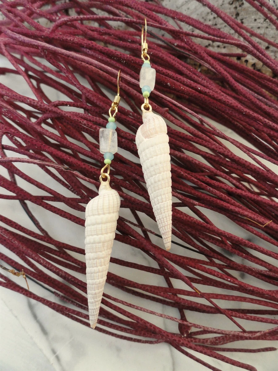 Shell dangle deals earrings
