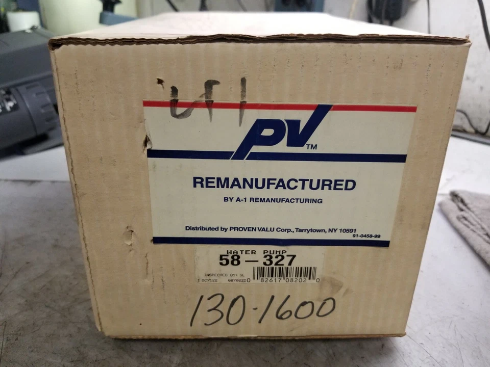 BOMBA DE AGUA REMAN A-1 58-327 87-92 CHEVY CAMARO PONTIAC FIREBIRD V6 2,8 L 3,1 L Foto 2 de 4