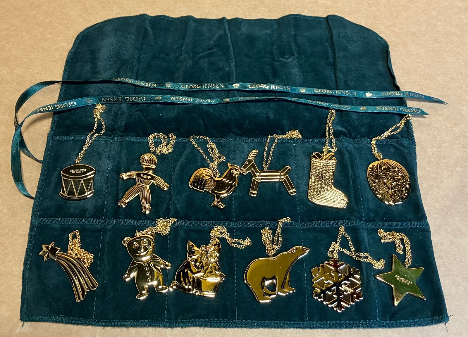 24 Jensen Ornaments 24 KT Gold Plated ( Different vintages ) eBay