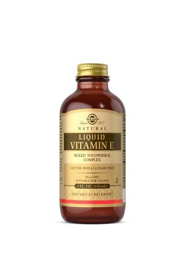 Solgar Liquid Vitamin E (without dropper) - 4 fl oz - Antioxidant, Skin & Immune