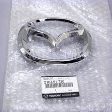 NEW GENUINE OEM MAZDA 3 MAZDA CX-3 FRONT GRILLE CHROME MASCOT EMBLEM D10J-51-730