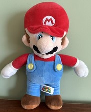 2020 Nintendo Super Mario Bros 14" MARIO Plush Stuffed Toy Doll. Excellent