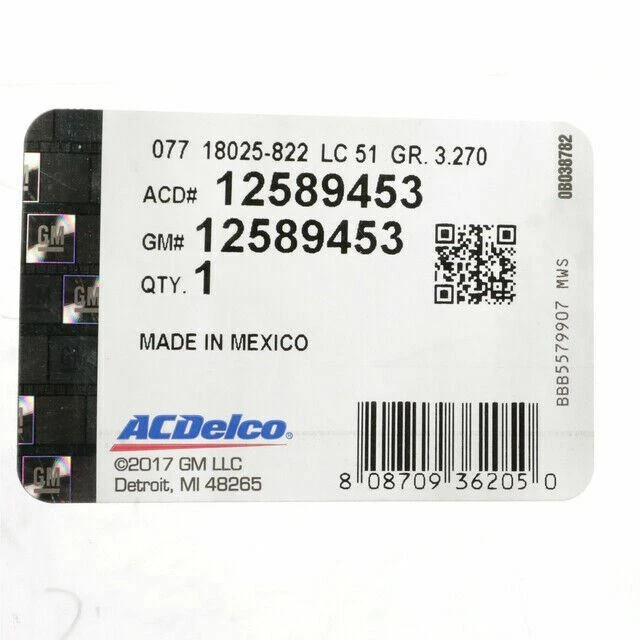 OEM Genuine Exhaust Manifold Gasket Chevrolet Oldsmobile Pontiac Saturn 12589453 - Image 2 of 4