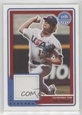 2023 Panini USA Baseball Stars & Stripes Material /250 Zane Burns #USAM-ZB 0c6