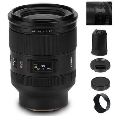 Viltrox AF 35mm F1.2 LAB FE Auto Focus Lens for Sony E-mount Mirrorless Cameras