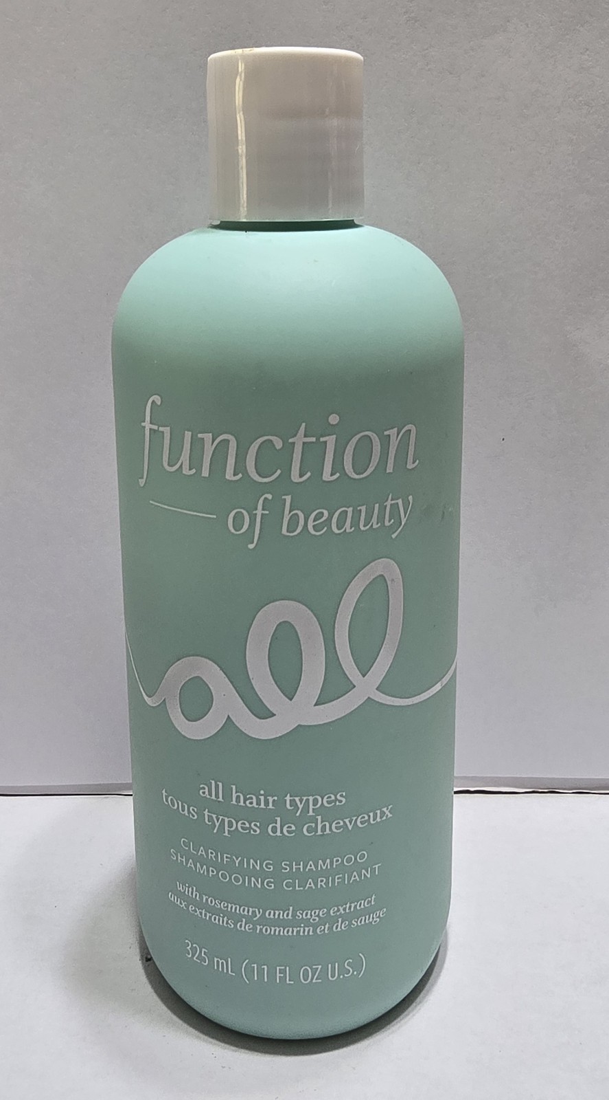Function of Beauty All Hair Types Clarifying Shampoo w/Rosemary & Sage 11 fl oz