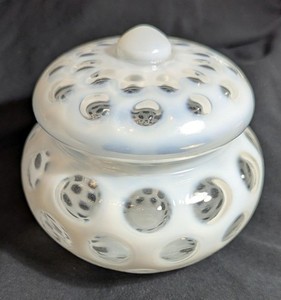 フェントン　Fenton ドットパターン　キャンディジャー Fenton Coin Dot | eBay