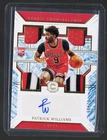 Patrick Williams 2020-21 Panini Chronicles Cornerstones Auto Patch 12/25 RC