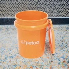 Orange Petco Halloween Mini Bucket w/ Lid - Hard To Find- Rare New Release