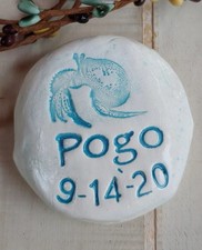 Hermit Crab Memorial Stone Personalized 2.5 to 3.5"