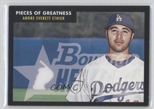 2007 Bowman Heritage Pieces of Greatness Black 8/52 Andre Ethier #PG-AE 0a1
