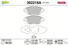VALEO BREMSBELÄGE SATZ VORNE passend für CITROËN C3 C4 DS3 DS DS JEEP AVENGER PE