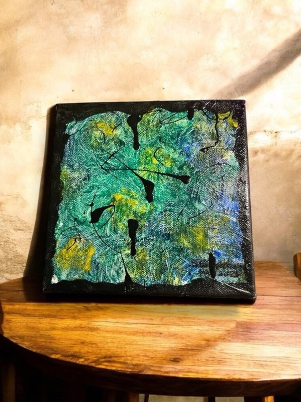 Abstract Art Acrylic On Canvas For Minimalist Home Decor