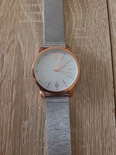 Ascot Armbanduhr Herrenuhr Damenuhr Edelstahl Silber Rosegold Neuwertig 