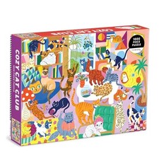 Cozy Cat Club 1000 Piece Family Puzzle by Mudpuppy Other