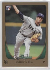 2011 Bowman Draft Gold Anthony Bass #4 0a1