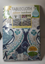 Tablecloth Indoor Outdoor Zipper Umbrella Hole 70" Round Water Repellant B59