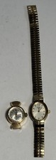 2 Vintage Ladies Watches Citizen Quartz &Seico Solar Diashock Japan SparesRepair
