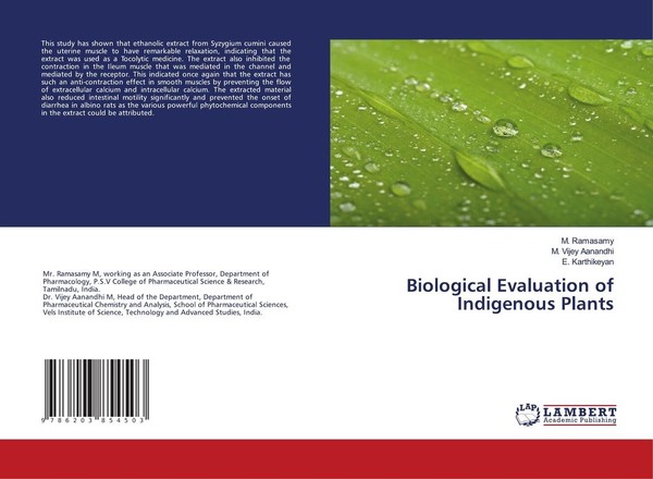 Biological Evaluation Of Indigenous Plants E. Karthikeyan-image
