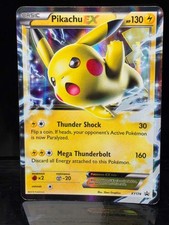 2016 Pokemon Battle Heart XY Black Star Promo Pikachu EX Holo Foil card #XY174
