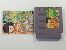 LE LIVRE DE LA JUNGLE (JUNGLE BOOK) NINTENDO NES PAL-B FRA (WITHOUT HOLD - GOOD 