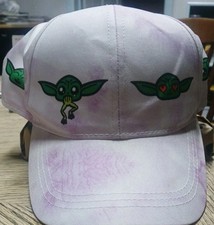 NWT Disney Star Wars Youth Girls Baby Yoda Baseball Cap Purple Tie Dye One Size