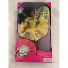 Vintage 1997 Twirlin Make-Up Christie Barbie Doll Mattel 18422 NIB Yellow Dress