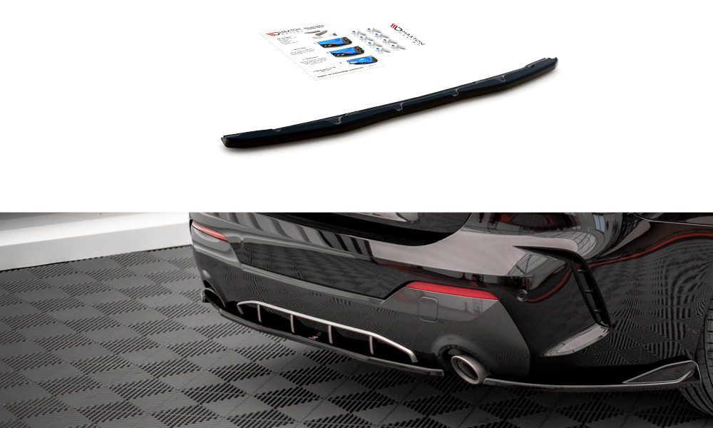 Splitter arriere de luxe Maxton pour BMW G22 G23 Facelift N