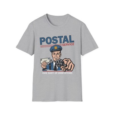 Postal Service Post Office Mail Clerk Carrier Delivery Service Retro T-Shirt