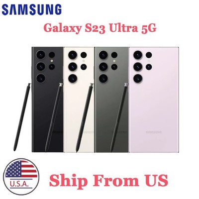 New Samsung Galaxy S23 Ultra 5G S918U 8GB+256GB Smartphone Unlocked Verizon AT&T