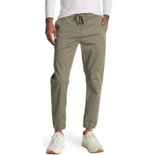 BlankNYC Men's Let It Go Joggers, Size Large, Olive Green, NWT