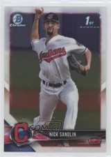 2018 Bowman Draft Chrome Nick Sandlin #BDC-34 0i21
