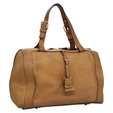 Chloe Hand Bag Leather Brown Auth BA909