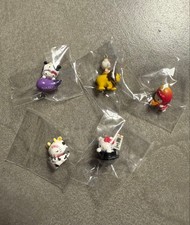Hello Kitty Local Character Strap Lot 5pcs Set Vintage, Great