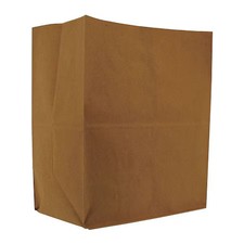 Shopping Bag Flat Bottom 1/7 Bbl, Brown Pk500, 84439