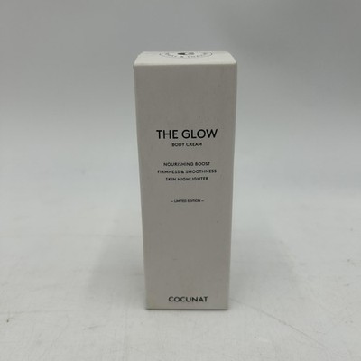 Cocunat The Glow Body Cream, 40ml Vegan Natural Skin Highlighter, Nourishing