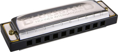 Hohner Accordions Hohner Blues Band Harmonica, Key of C, Chrome (1501BX)
