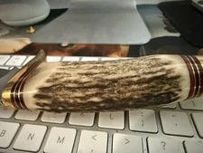 TinberWoof Vintage Leather Chit and Steg Horn Handle Cuerrno De Venado Jenuino