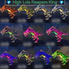 Reaper King / Clone / High Stats and Level / Event ASA PVE 🦖ARK Survival