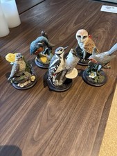 5 Vintage The Country Bird Collection Andy Pearce Resin Figurines Garden Birds
