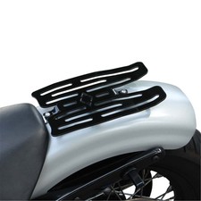 Portapacchi nero per Harley-Davidson Sportster 2004-2020 gobba sedile Luggage