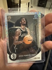 Drake Powell White Sparkle Refractor RC Bowman Chrome /299