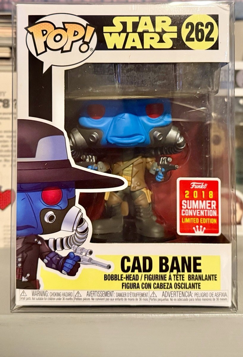 CAD BANE 262 Funko Pop STAR WARS 2018 Limited Edition 2018 SDCC w