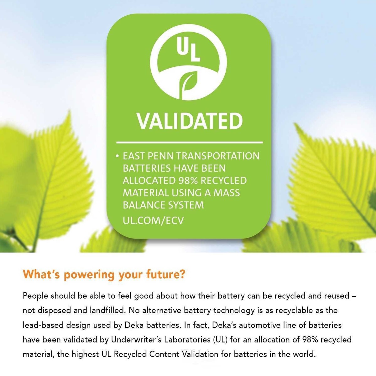 Vehicle Battery-Intimidator AGM Valve Regulated Battery Deka East