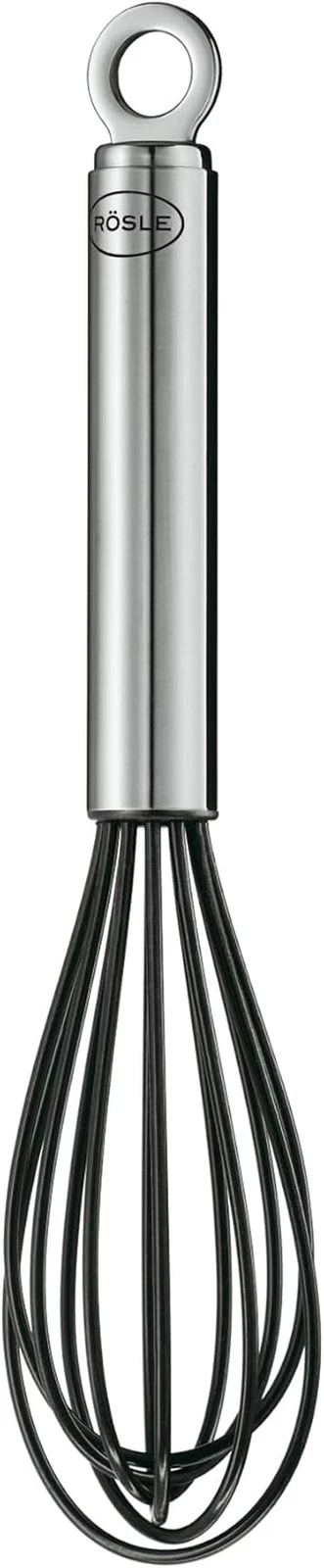 Stainless Steel & Silicone Balloon Egg Whisk, 6 Wire, 10.6-Inch
