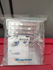 Cable Matters Cat6A RJ45 Shielded Modular Plugs with Strain Relief Boots.#H01