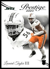 2024 Panini Prestige #364 Leonard Taylor III RC
