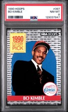 1990 Hoops #397 Bo Kimble PSA 8