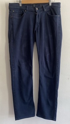 7 For All Mankind Slimmy Jeans Herren 33 Blau Slim Stretch Denim